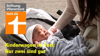 Kinderwagen Test 2020 Was KombiKinderwagen leisten müssen Stiftung Warentest [upl. by Eceinart]