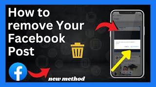 How to Delete Your Facebook Post in few SECONDS  How to remove Your Facebook Post [upl. by Avera983]