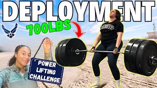 I LIFTED 700 POUNDS ON DEPLOYMENT Kuwait Military Deployment [upl. by Oikim986]