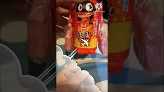 Robot shape lollipopstrawberry flavour shortsasmr [upl. by Mages784]