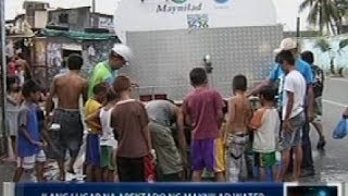 Saksi Ilang lugar na apektado ng Maynilad water interruption sinimulan nang rasyunan ng tubig [upl. by Alyahsal]