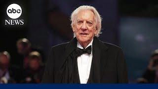 Acclaimed actor Donald Sutherland dies at age 88 [upl. by Roche535]