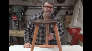 Turning A 3 Legged Stool  Part 3 [upl. by Anatollo]