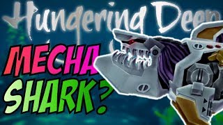 MECHANICAL MEGALODON  THE HUNGERING DEEP  Is the new enemy a mechanical shark [upl. by Adnolay]