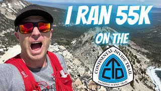 55K Trail Run on the Continental Divide Trail  My First Ultramarathon [upl. by Ardnalak]