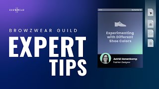 Browzwear Guild Expert Tips Experimenting with Shoe Colors in VStitcher [upl. by Assiruam]