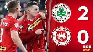 HIGHLIGHTS  Cliftonville 20 Larne [upl. by Dukey]