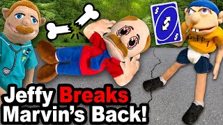 SML Movie Jeffy Breaks Marvins Back [upl. by Ahsat]