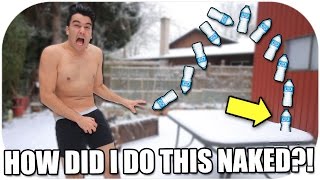 COLDEST BOTTLE FLIP EVER HILARIOUS MONTAGE [upl. by Ennayar]