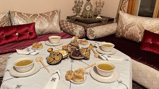 حسوة الشعير او البلبولة بالأعشاب best Moroccan barley soup 🥣 🌺🌺🌺 [upl. by Itsyrc]