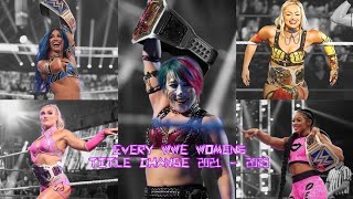 Every WWE Womens Championship Title Changes 20202023 [upl. by Alric10]