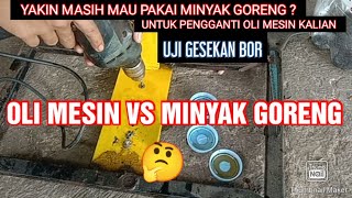 OLI MESIN VS MINYAK GORENG UJI GESEK PANAS YAKIN MASIH MAU PAKAI MINYAK GORENG DI MESIN [upl. by Hutchins714]