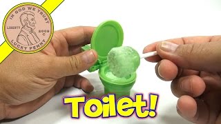 Sour Apple Toilet Bowl Plunger Flush Candy by Kidsmania [upl. by Lacy]