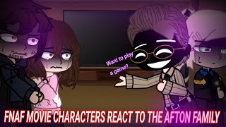 FNAF Movie characters Reacts to Original Afton Family  Gacha Club  Five nights at Freddys [upl. by Alexandrina]