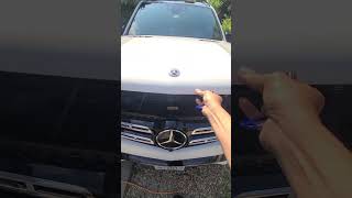 2019 GLS63 AMG air intake update and retractable plate installed [upl. by Haimorej]