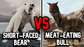 ShortFaced Bear vs Carnotaurus  Who Would Win [upl. by Akemaj]