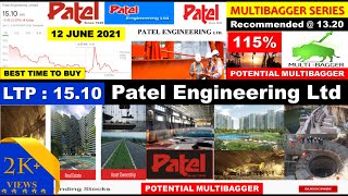 Patel Engineering Ltd latest news today Multibagger PATELENG Patel Engineering share price target [upl. by Naesar143]