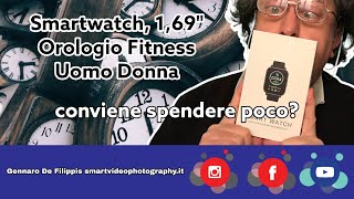 P32E2 Smartwatch 169 Orologio Fitness Uomo Donna  conviene spendere poco [upl. by Placia]