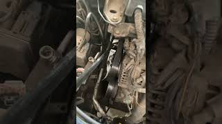 Easy way to remove serpentine belt using a special tool cars mechanic easyhacks viralvideo [upl. by Monro]