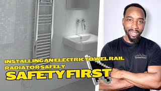 Installing an Electric Towel Rail Radiator Safely  StepbyStep Tutorial amp Tipsquot [upl. by Ettevey298]