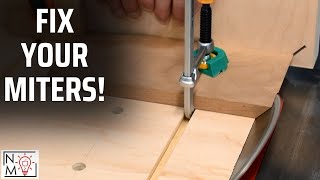 Cut Perfect Miters in an Hour  Woodworking Jig Tutorial [upl. by Ielirol]