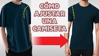 Cómo Ajustar Una Camiseta No Necesitas Máquina De Coser [upl. by Gusti]