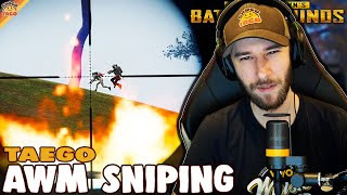 Taego AWM Sniping ft Halifax  chocoTaco PUBG Duos Gameplay [upl. by Lemmuela]