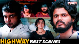 Highway Movie Best Scenes  South Movie  Anand Deverakonda  Manasa  Aditya Movies [upl. by Ocirne392]