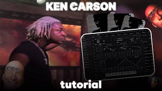 HOW TO MAKE CHILL KEN CARSON TYPE BEAT  FL STUDIO TUTORIAL [upl. by Ameehs512]