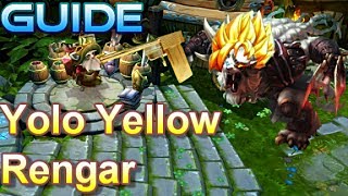 Yolo Yellow Rengar  The Golden Gun  League of Legends [upl. by Olsson]