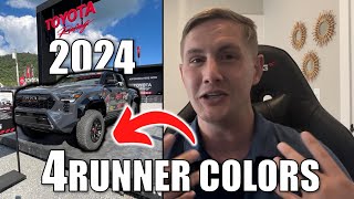 2024 Toyota 4Runner COLORS CONFIRMED Im OBSESSED with one [upl. by Fleming]