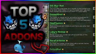 Top 5 Labymod Addons die jeder haben muss Minecraft [upl. by Indira243]