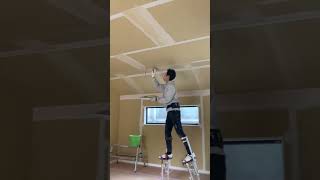 壁紙 diy 壁面 interior interior drywall クロス屋 内装 [upl. by Anilrac]