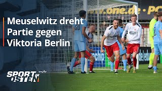 Meuselwitz trotzt frühem Rückstand und dreht Partie gegen Viktoria Berlin  Sport im Osten  MDR [upl. by Rotciv]