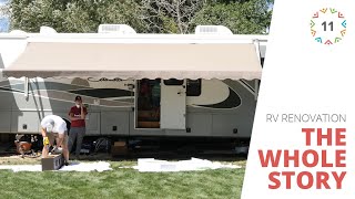 Full RV Renovation  Compilation of The Entire RV [upl. by Gaelan208]