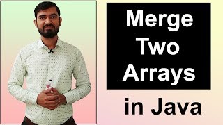 Merge Two Arrays in Java By Deepak Hindi [upl. by Coh632]