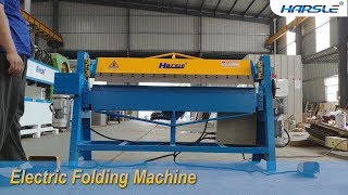 Steel door electric Folding Machine metal door sheet bending machine [upl. by Llekcm776]