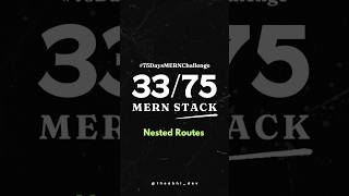 3375 React Router Nested Routes Explained ReactRouter NestedRoutes DynamicRoutes MERNChallenge [upl. by Ettevets156]