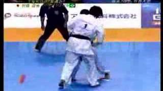 The 9th World Open Karate Tournament 2007Teixeira VS Murata [upl. by Zampino]