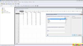 Tutorial for MedCalc Repeated measures Two Factormp4  教學 [upl. by Doralin213]