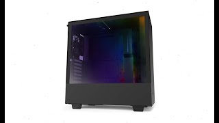 NZXT H510  H510i CAH510iB1 Compact ATX MidTower PC Gaming Case Black  UNBOXING [upl. by Player974]