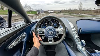 Driving 1600 HP 😳 Bugatti Chiron Super Sport POV Drive W16 SOUND Interior Exterior 4K [upl. by Jephum882]