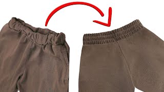 A sewing tip how correctly to sewin an elastic into the trousers waistband [upl. by Docila]