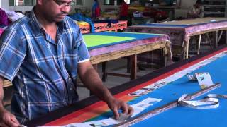 Saree printing process [upl. by Emlynne896]