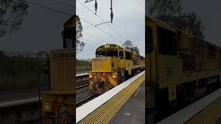 TRAINS AM22 Aurizon coal train at Ebbw Vale Queensland Australia 241024 [upl. by Aynek]