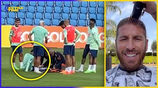 La blessure de Neymar inquiète les fans pourquoi la coupe de Sergio Ramos fait le buzz [upl. by Allenaj]