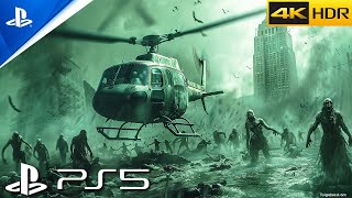 ESCAPE NEW YORK PS5 ULTRA High Graphics Gameplay 4K60FPS World War Z [upl. by Ednargel]