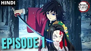 Demon Slayer Season 1 Episode 1 in Hindi dubbed  Hindi dubbed  editing video ADCeditor959 [upl. by Notlrahc]