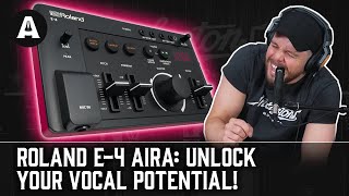 Roland E4 AIRA Compact Voice Tweaker  AutoPitch Vocoder amp Harmony in One Box [upl. by Sirrom]