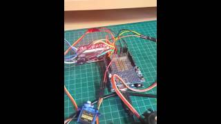 Arduino vs various servo motor mg995 mg90s and mg90 [upl. by Ynahpit]